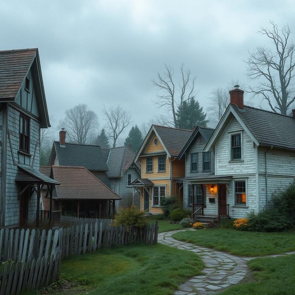 Dream Dictionary : Wandering around old houses in your dream