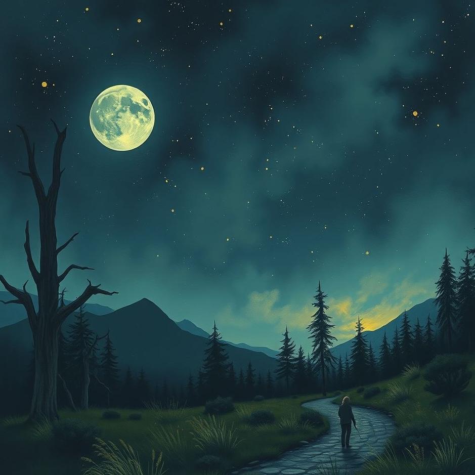 Dream : Wandering at night in a dream