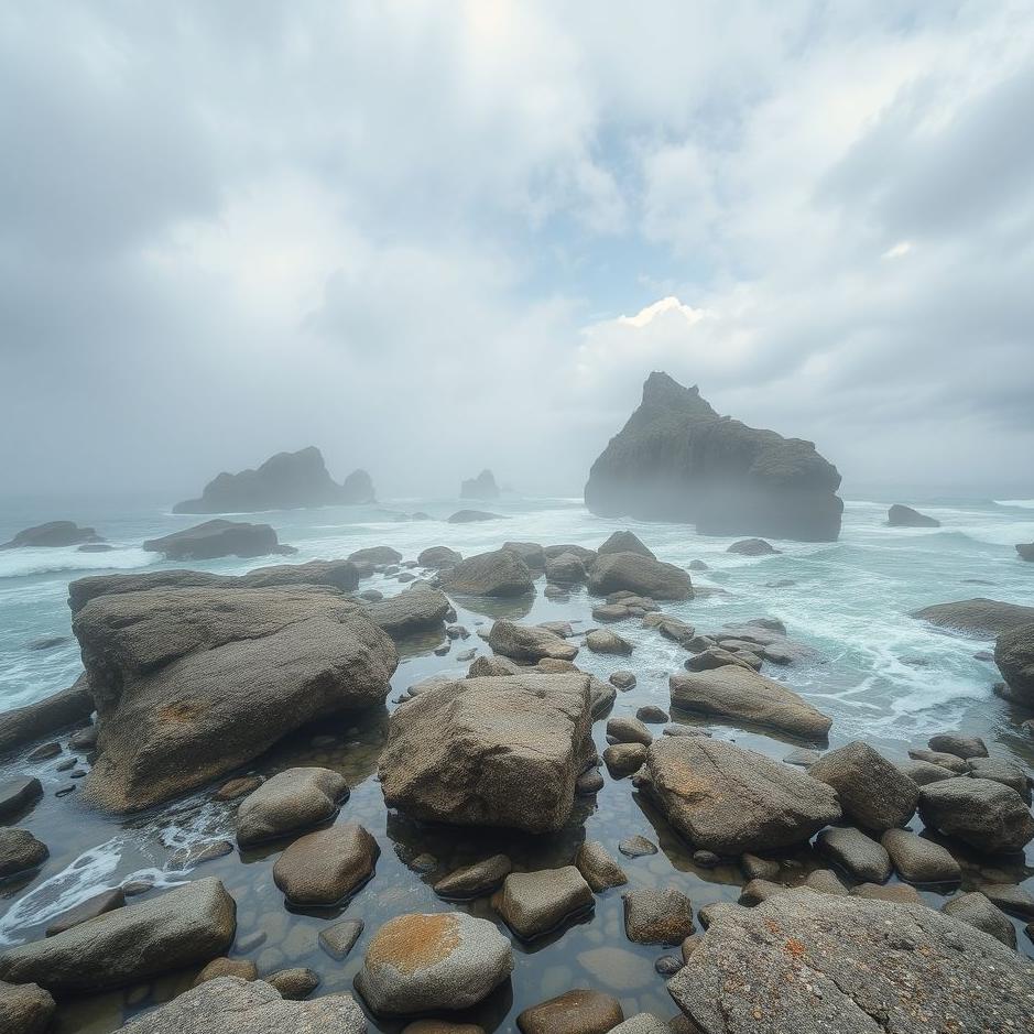 Dream : Wandering on rocks in a dream