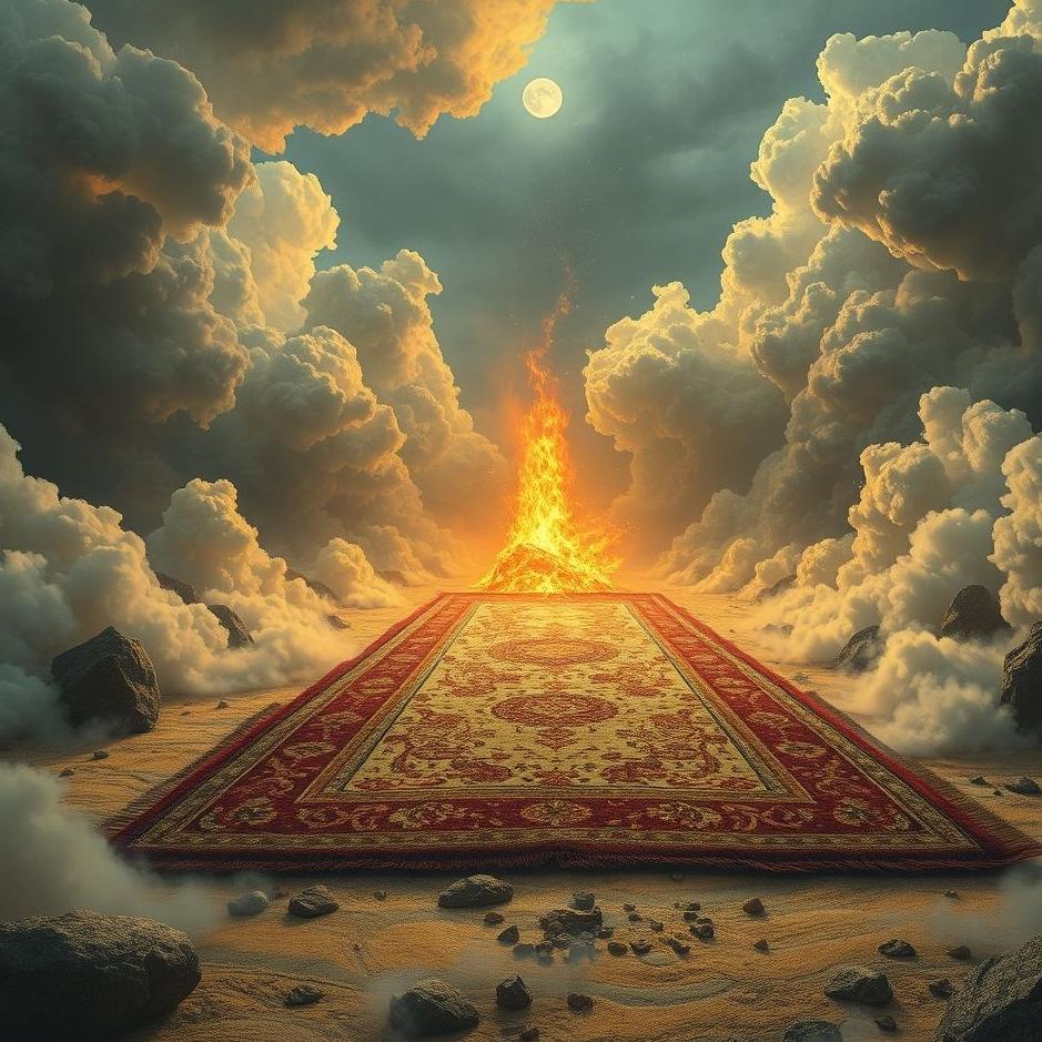 Dream : War carpet in a dream