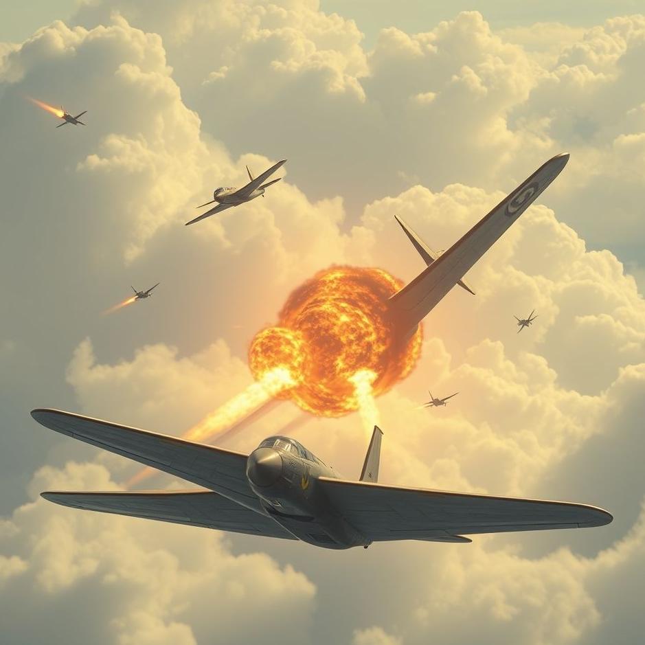 Dream : Warplane bombardment in a dream