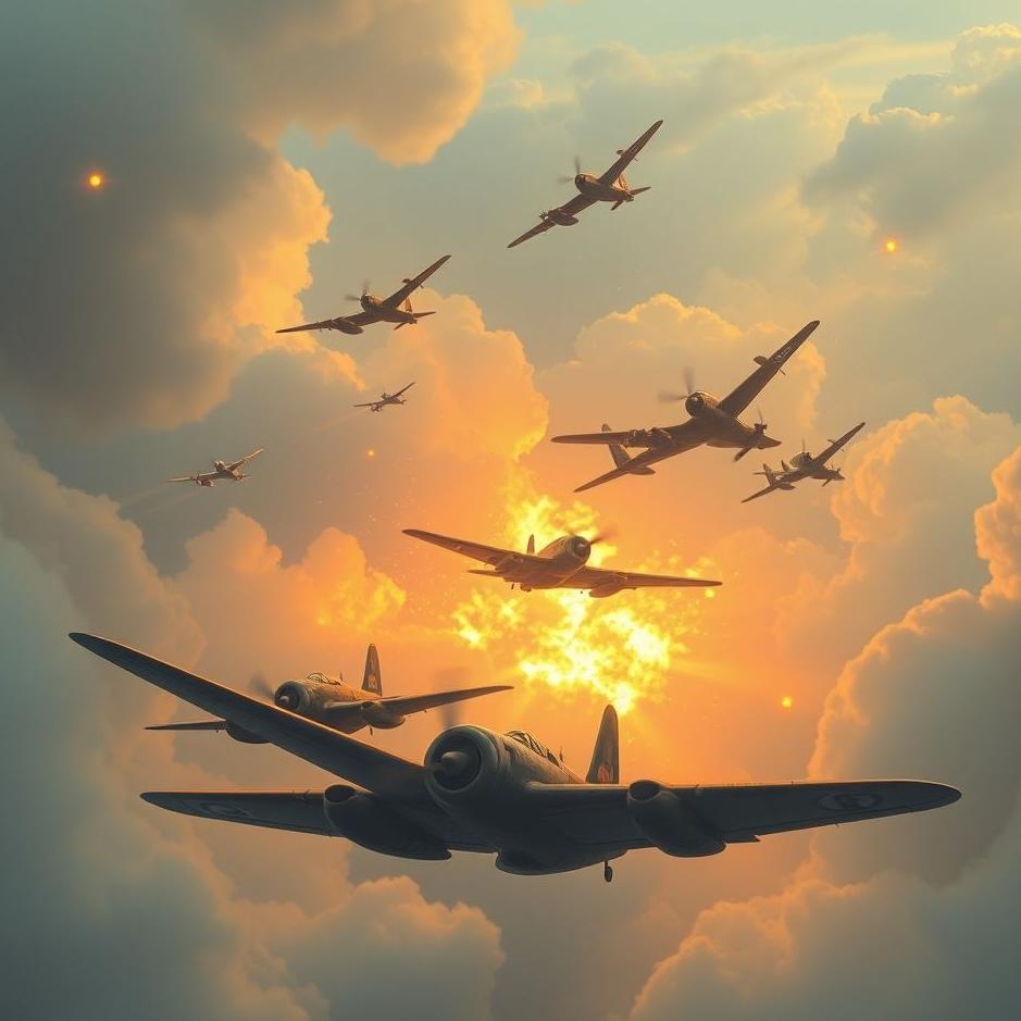 Dream : Warplanes crashing in a dream