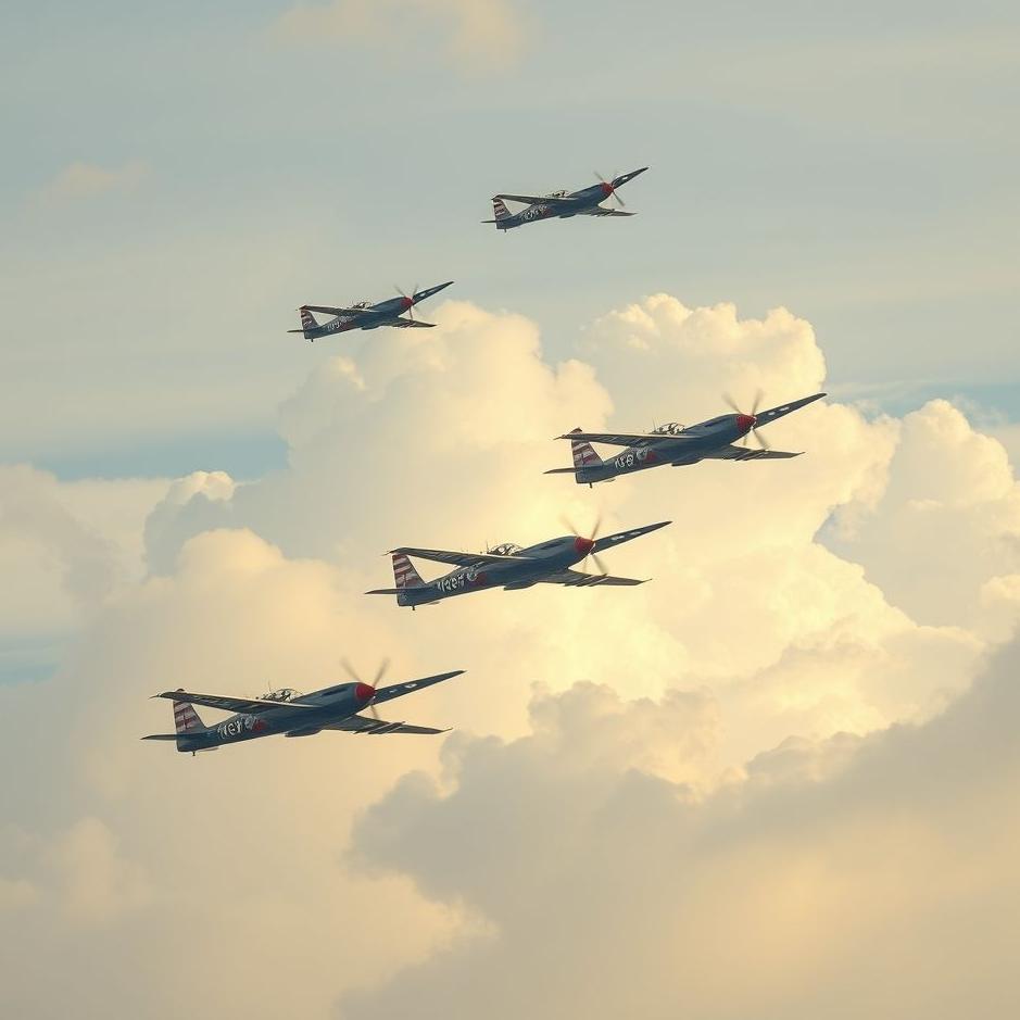 Dream : Warplanes in the sky in a dream