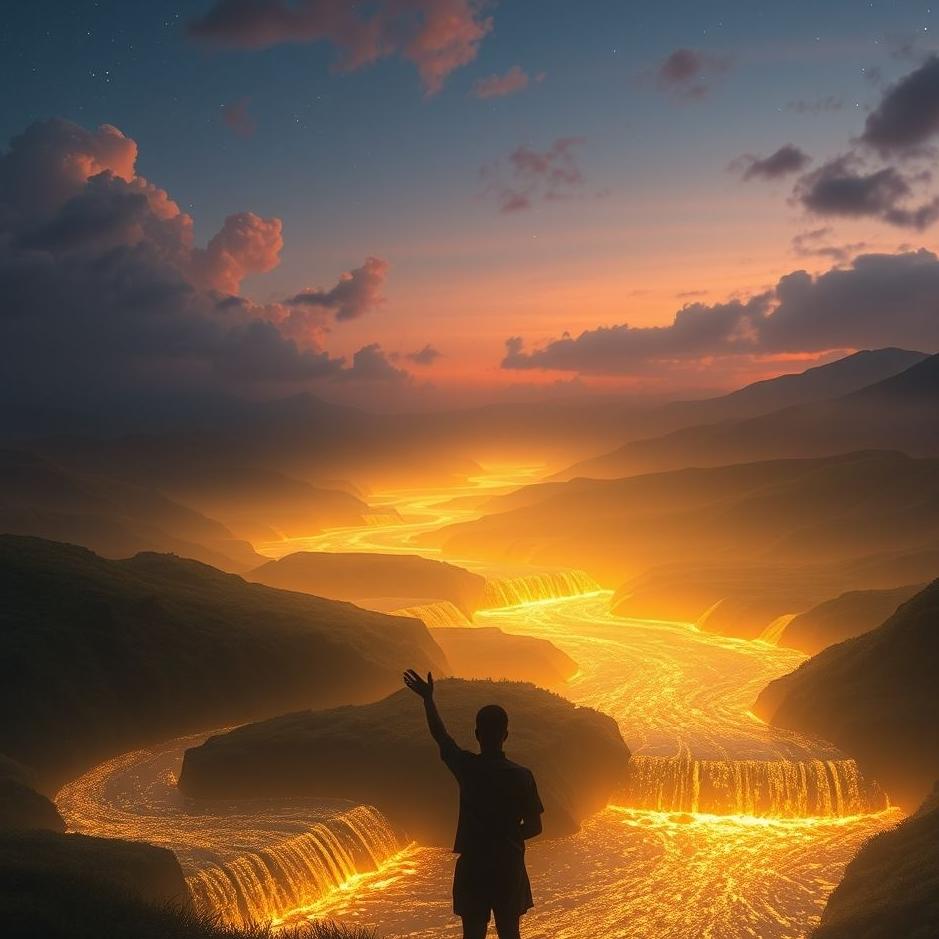 Dream : Wash gold in the dream