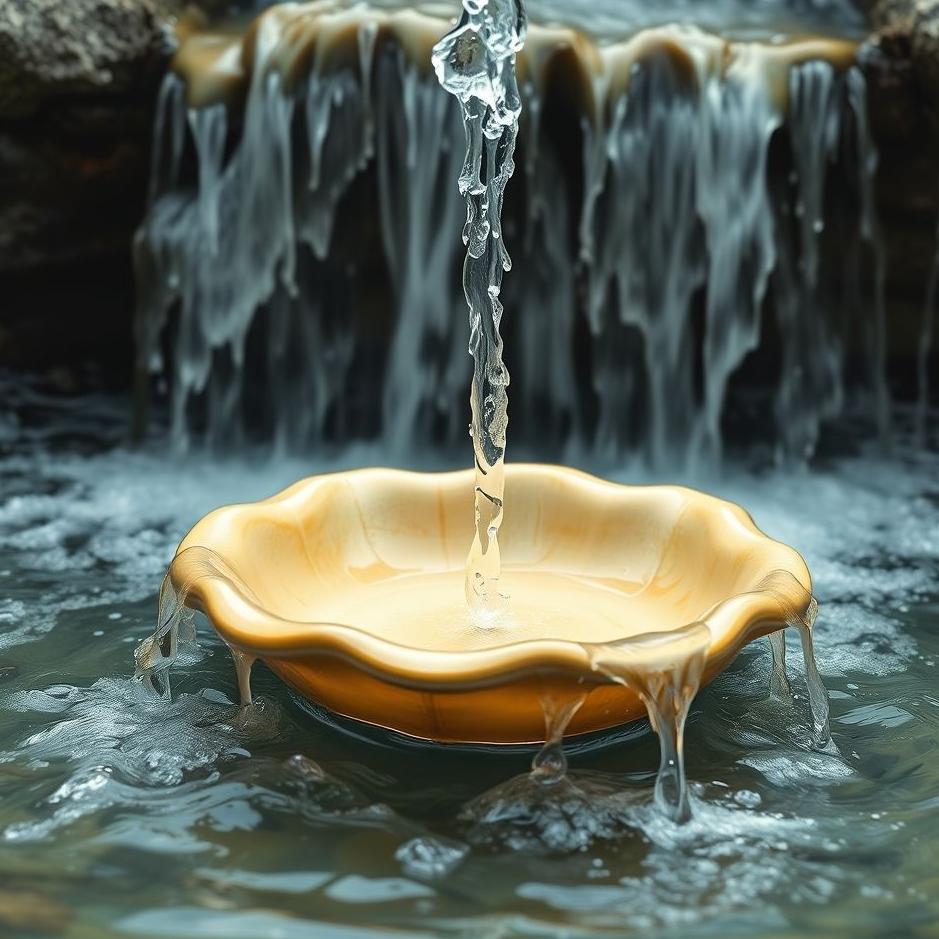 Dream Dictionary : Wash the dish in the fountain flowing in the dream