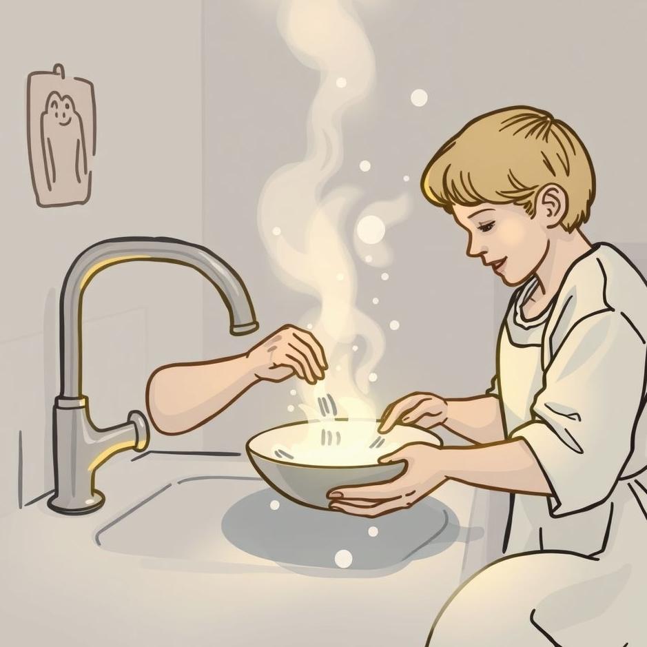 Dream : Wash the dish with your friend in the dream