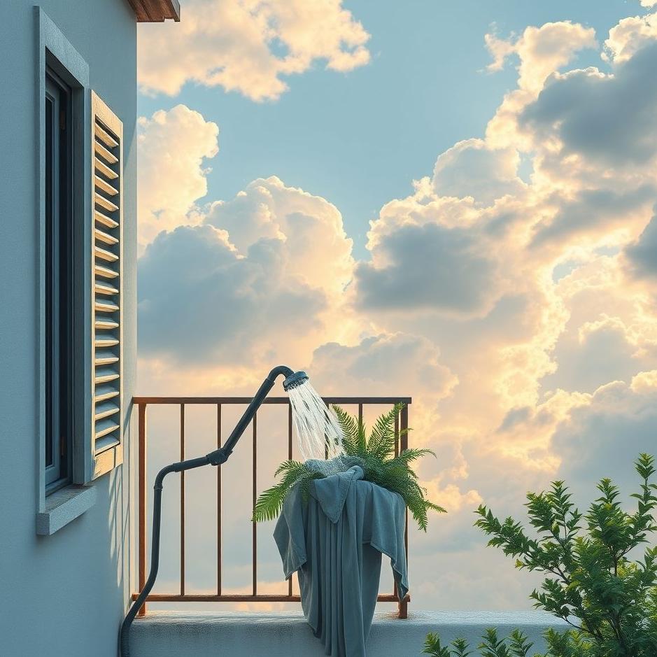 Dream : Washing a balcony in a dream