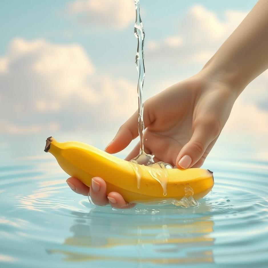 Dream : Washing a banana in a dream