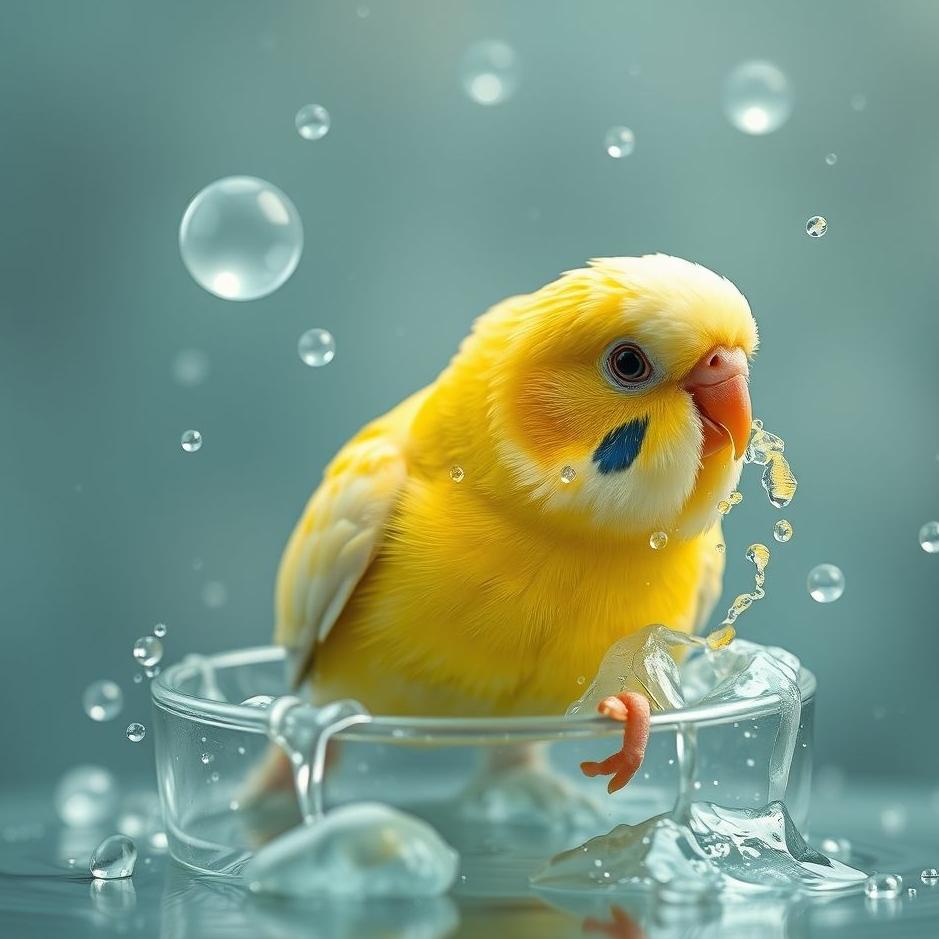Dream : Washing a budgie in a dream