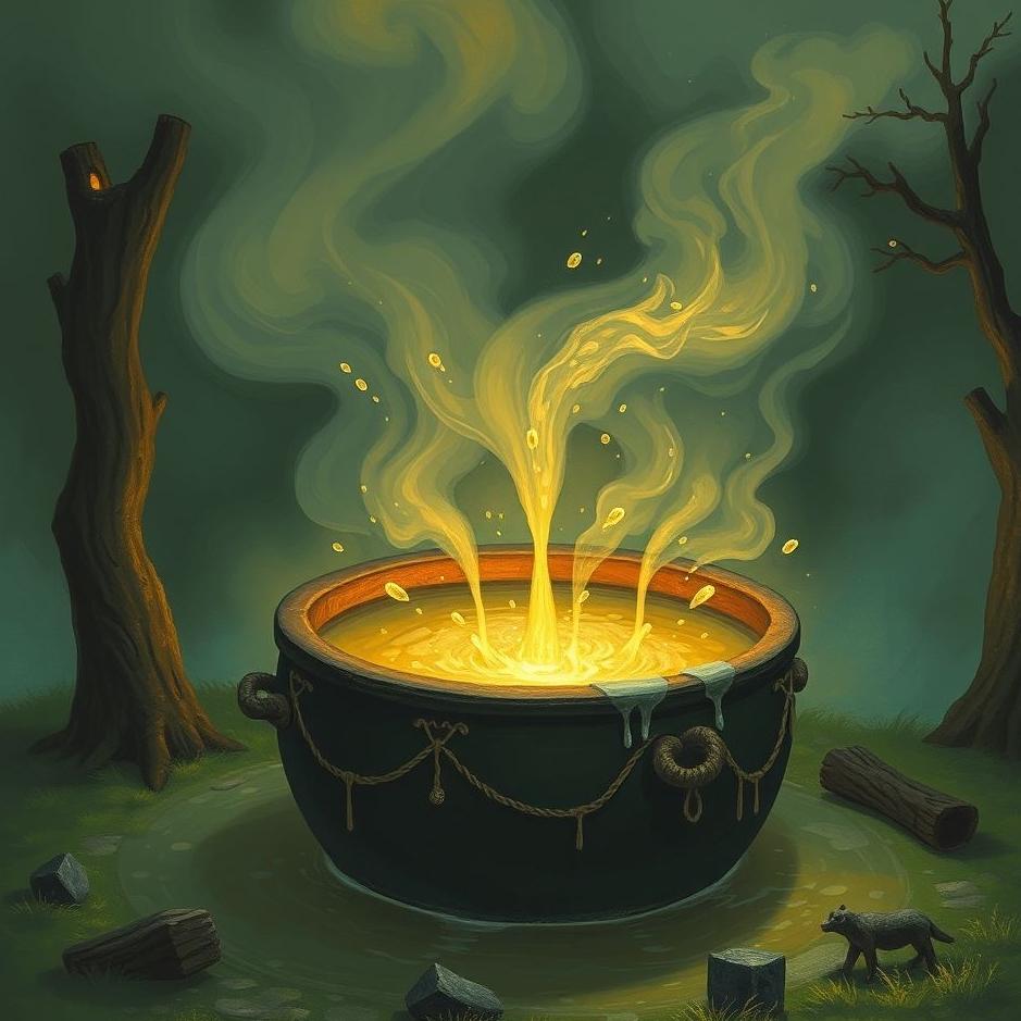 Dream : Washing a cauldron in a dream