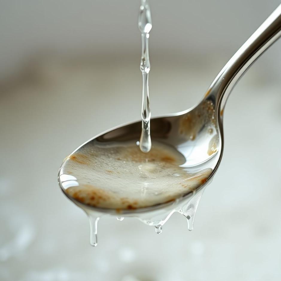 Dream : Washing a dirty spoon in a dream