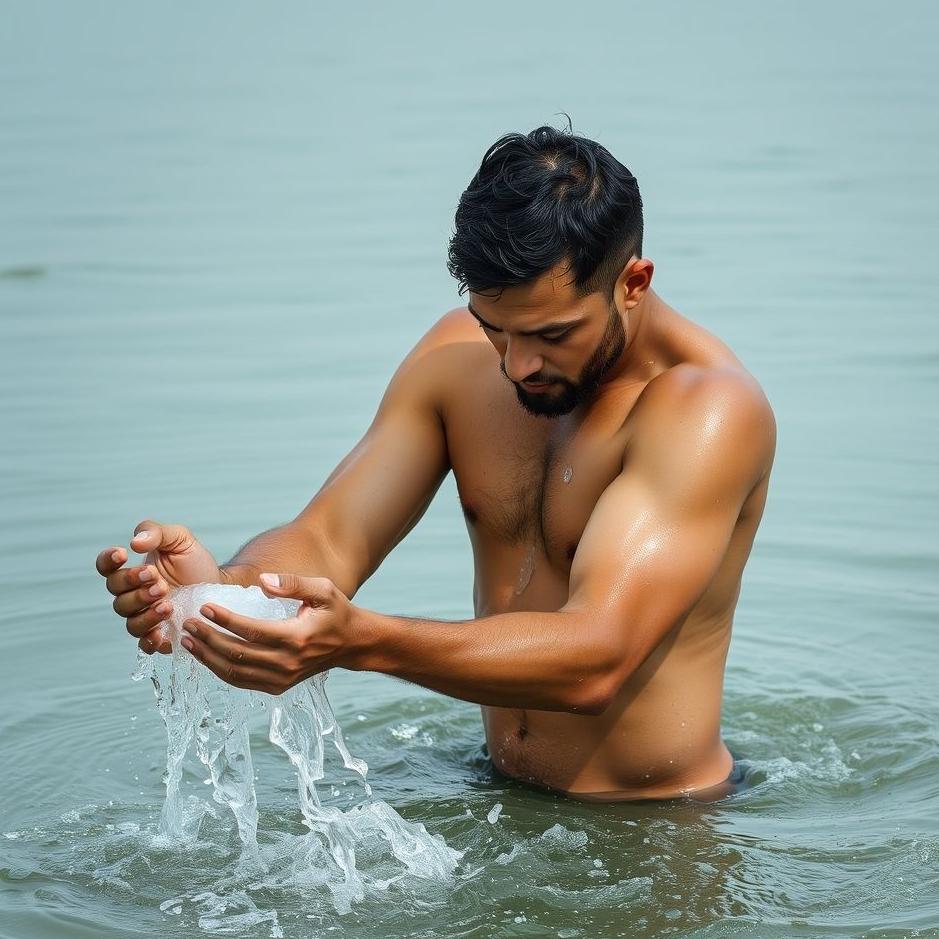 Dream : Washing a man in a dream