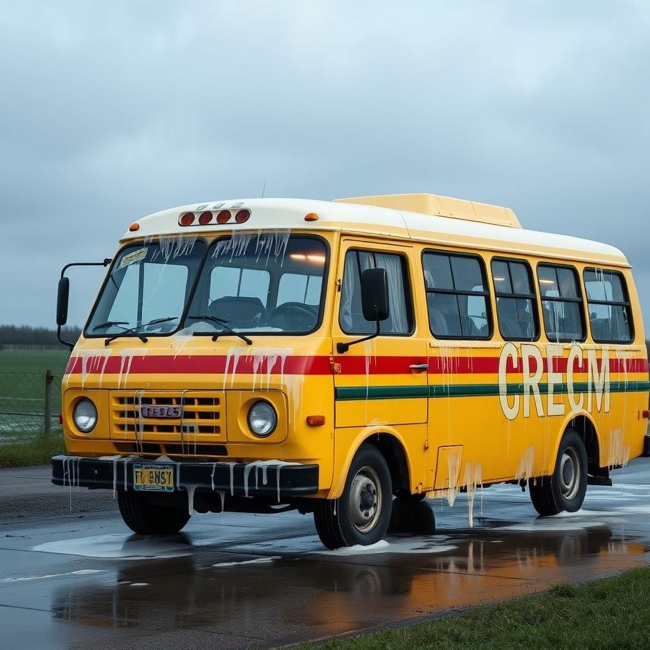 Dream : Washing a minibus in a dream
