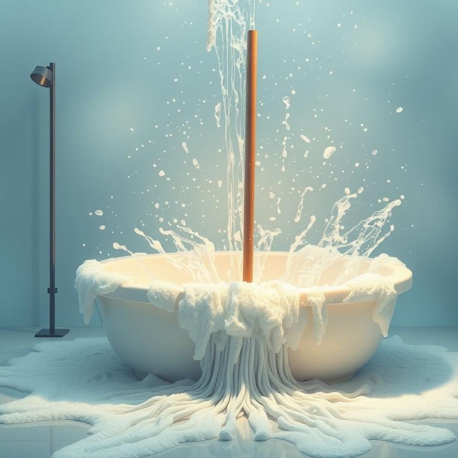 Dream : Washing a mop in a dream