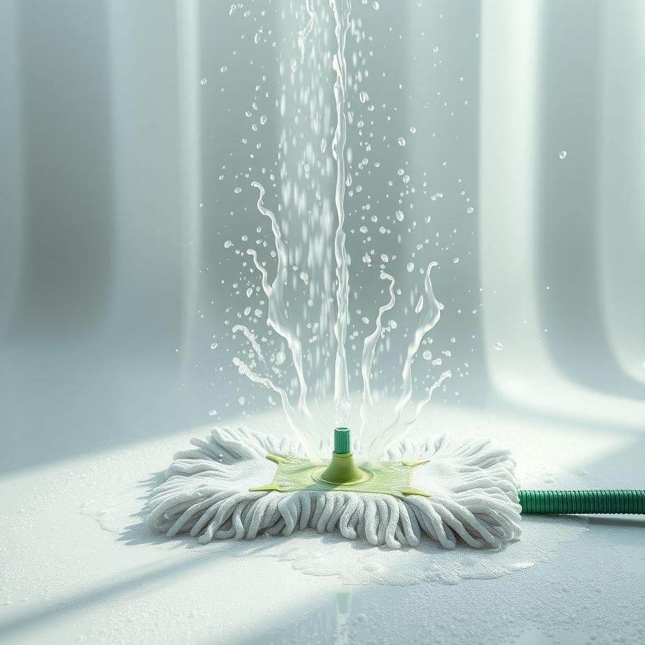 Dream : Washing a mop with a hose in your dream