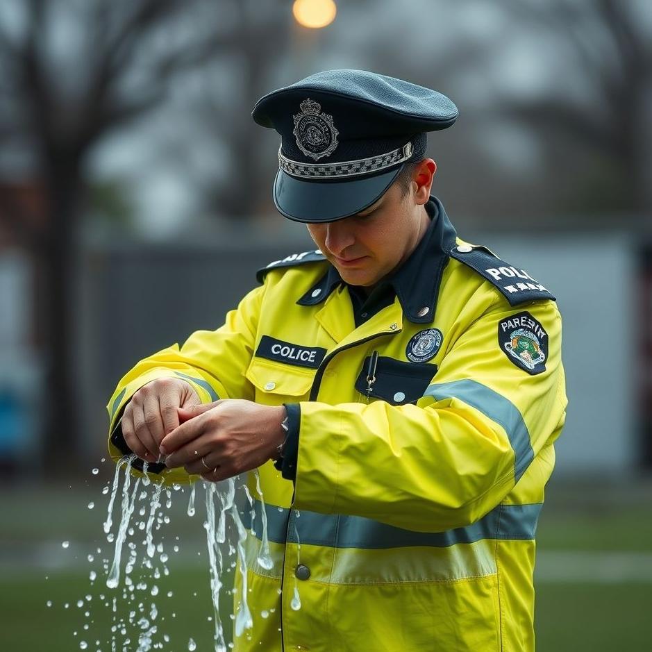Dream : Washing a police uniform in a dream