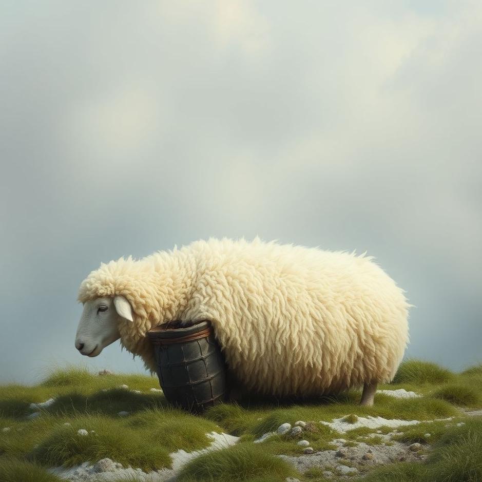 Dream : Washing a sheepskin in a dream