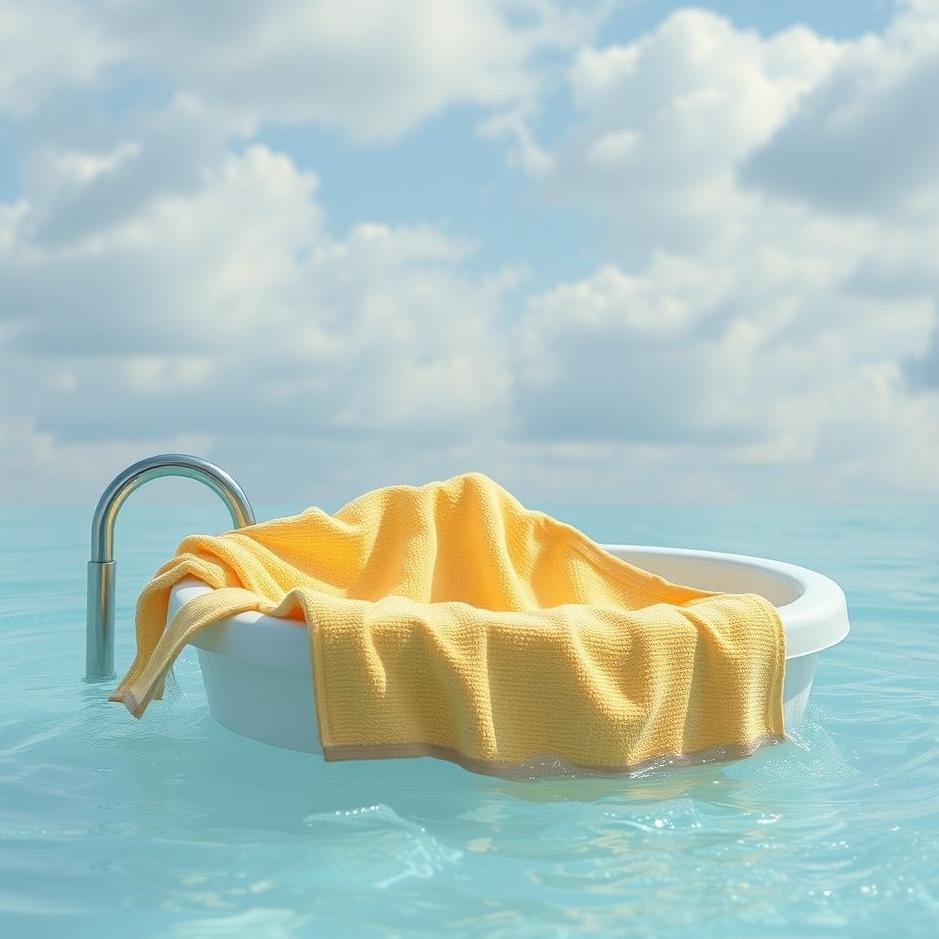 Dream : Washing a towel in a dream