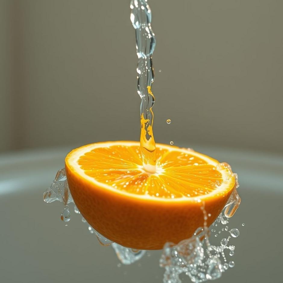 Dream : Washing an orange in a dream