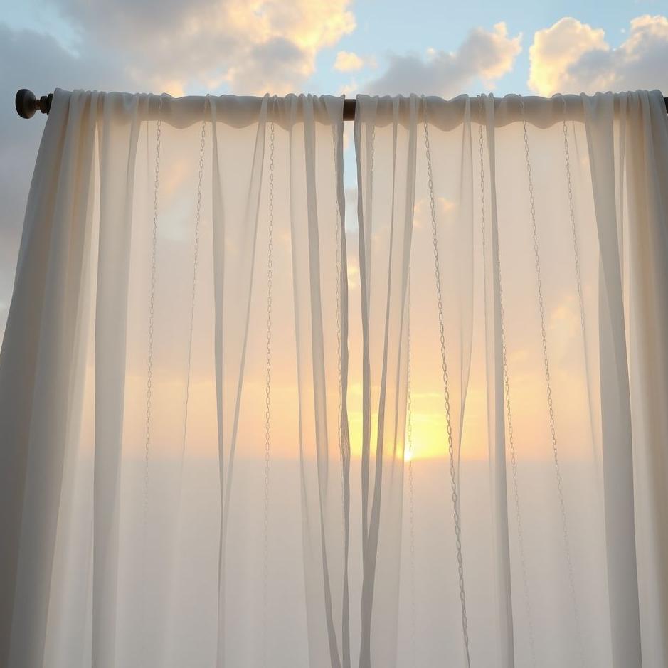 Dream : Washing and overcoming a curtain in a dream