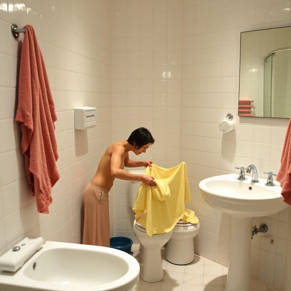 Dream : Washing clothes in the bathroom