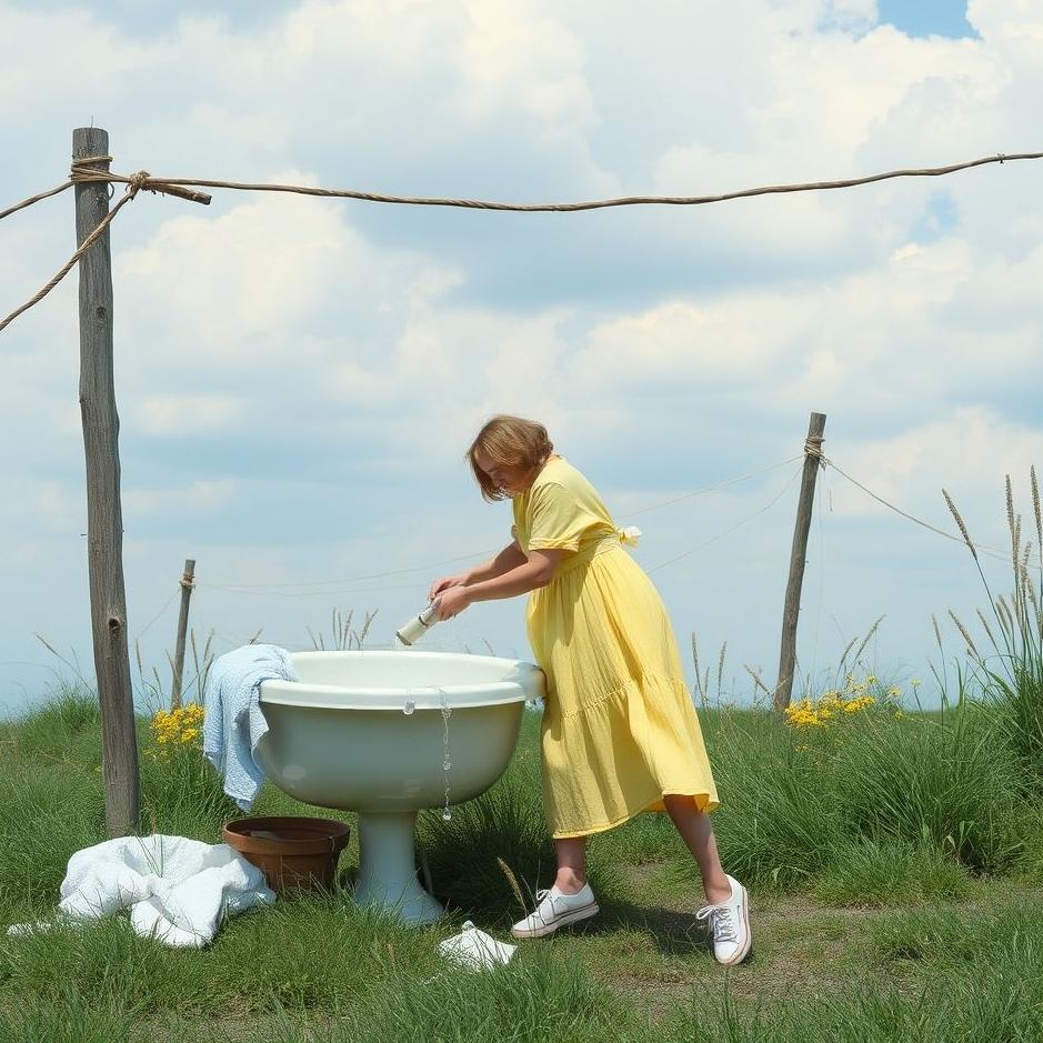 Dream : Washing dressed in a dream