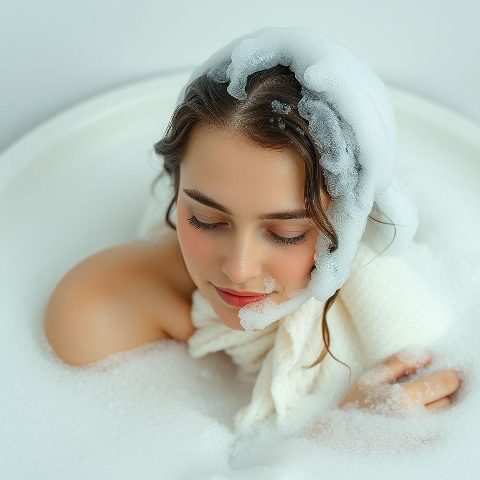 Dream : Washing foamy hair in a dream