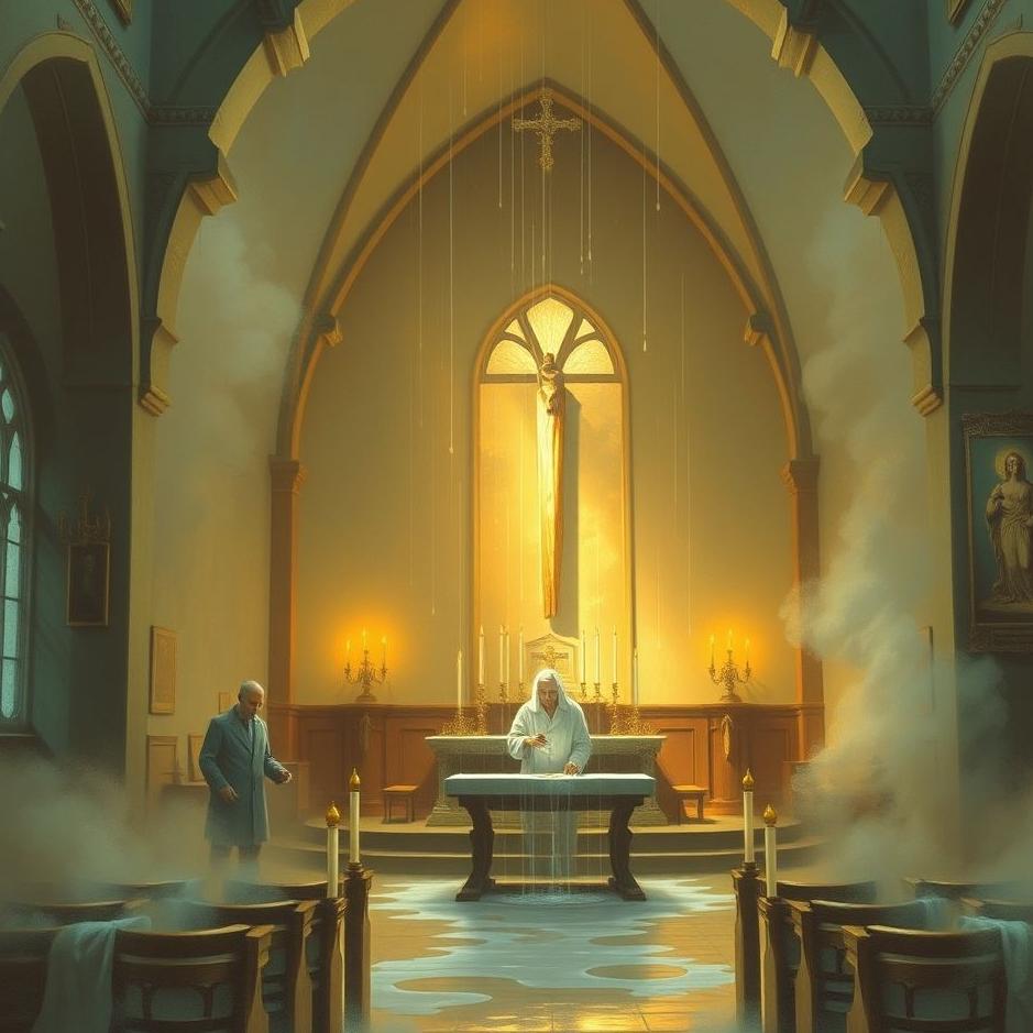 Dream : Washing in a church in a dream