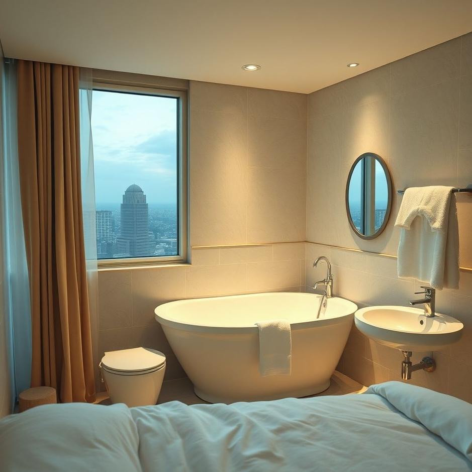 Dream : Washing in a hotel in a dream