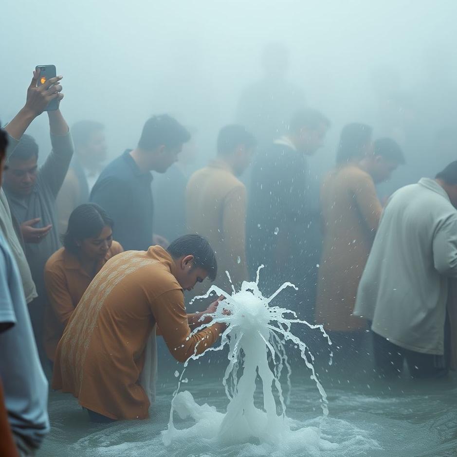 Dream : Washing in front of a crowd in a dream