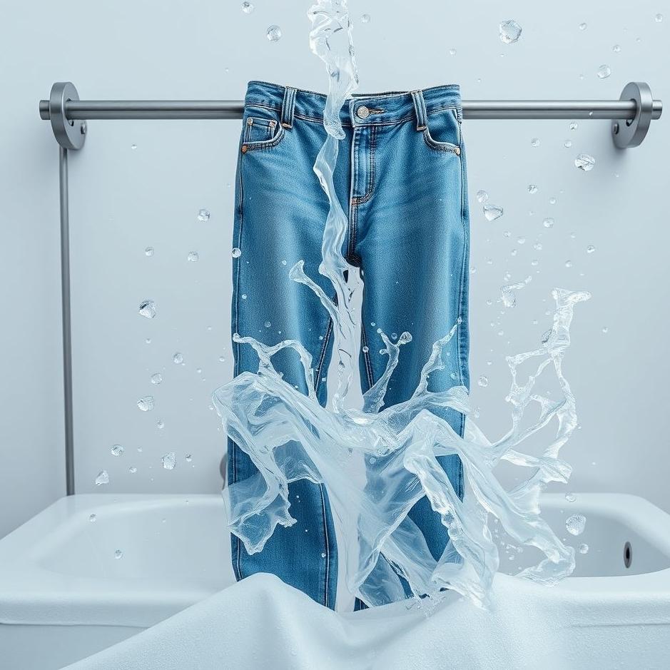 Dream : Washing jeans in a dream
