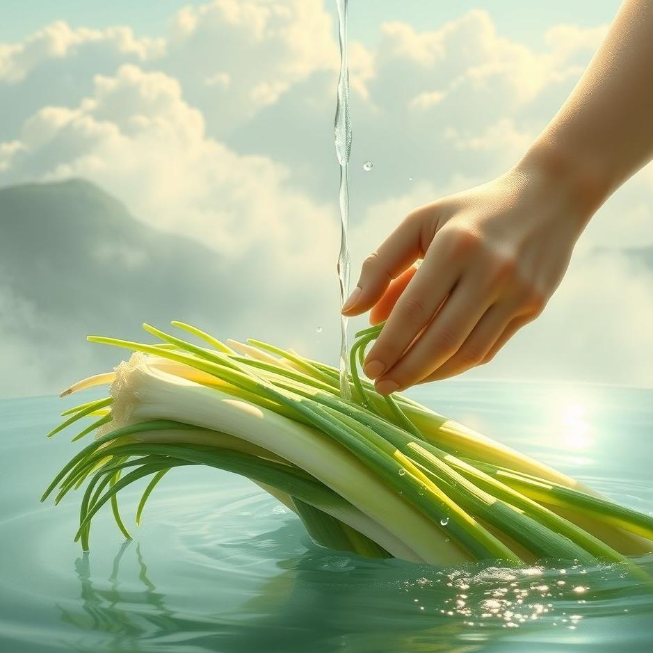 Dream : Washing leeks in a dream