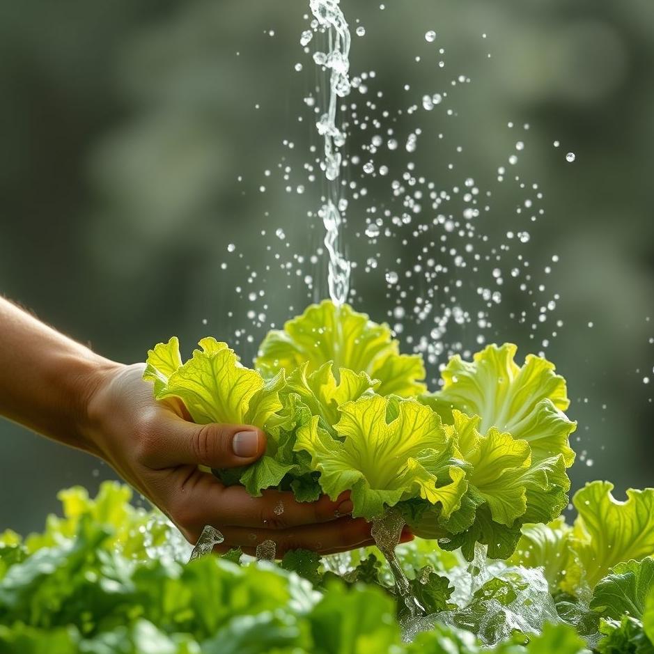 Dream : Washing lettuce in a dream