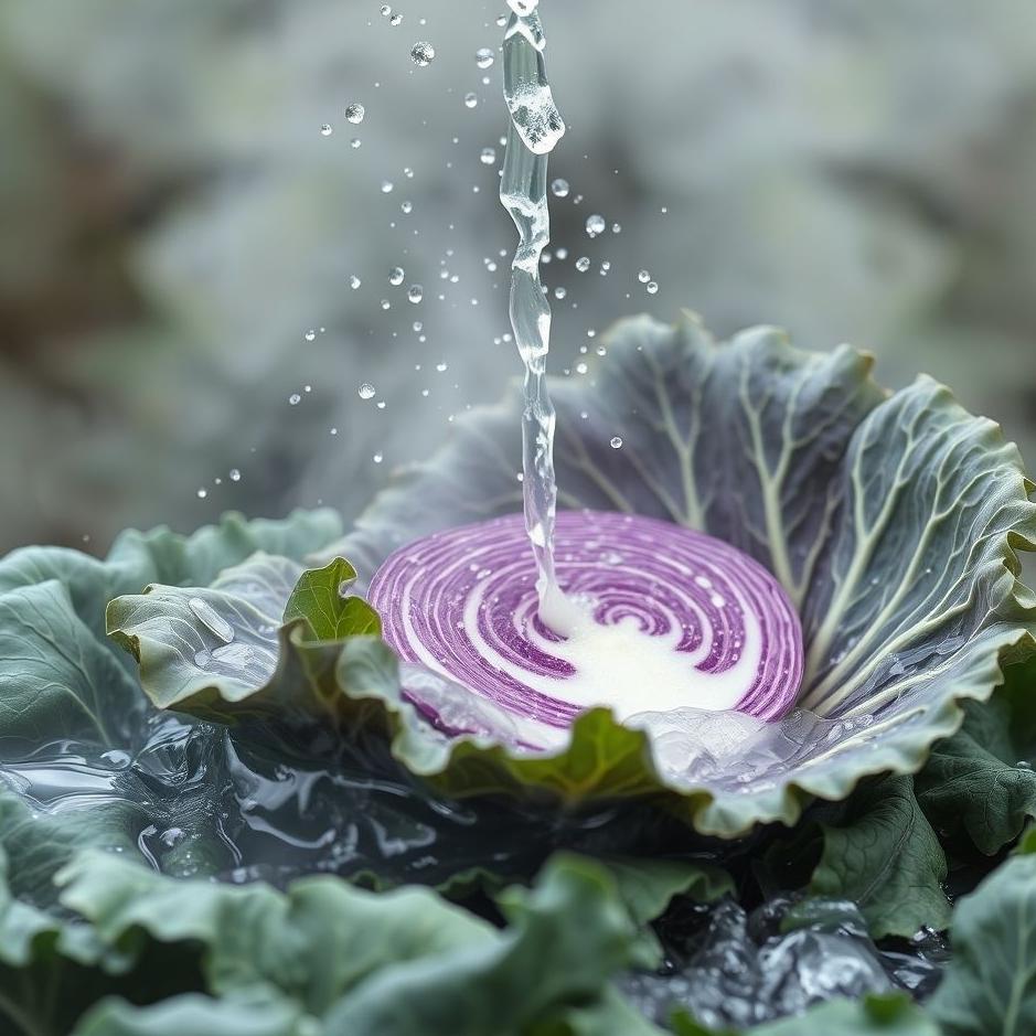 Dream : Washing purple cabbage in a dream