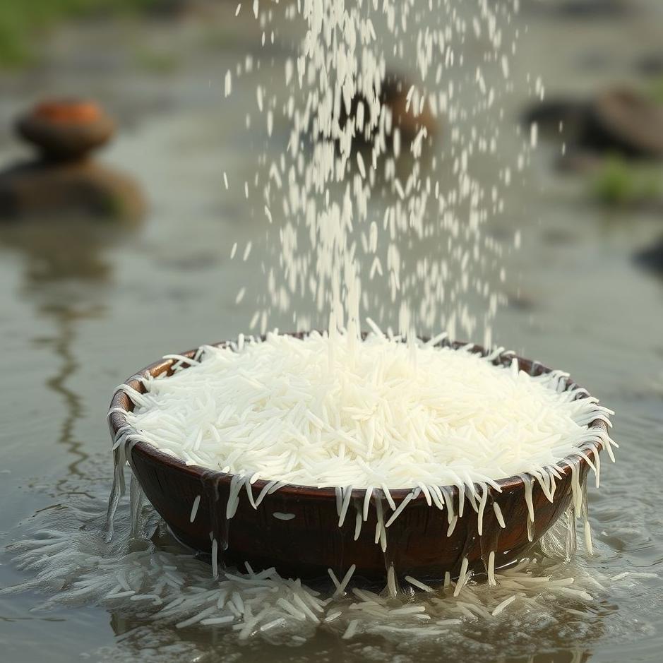 Dream : Washing rice in a dream