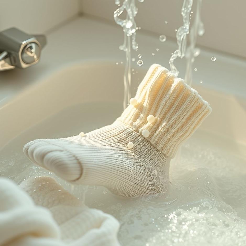 Dream : Washing socks with soap in a dream