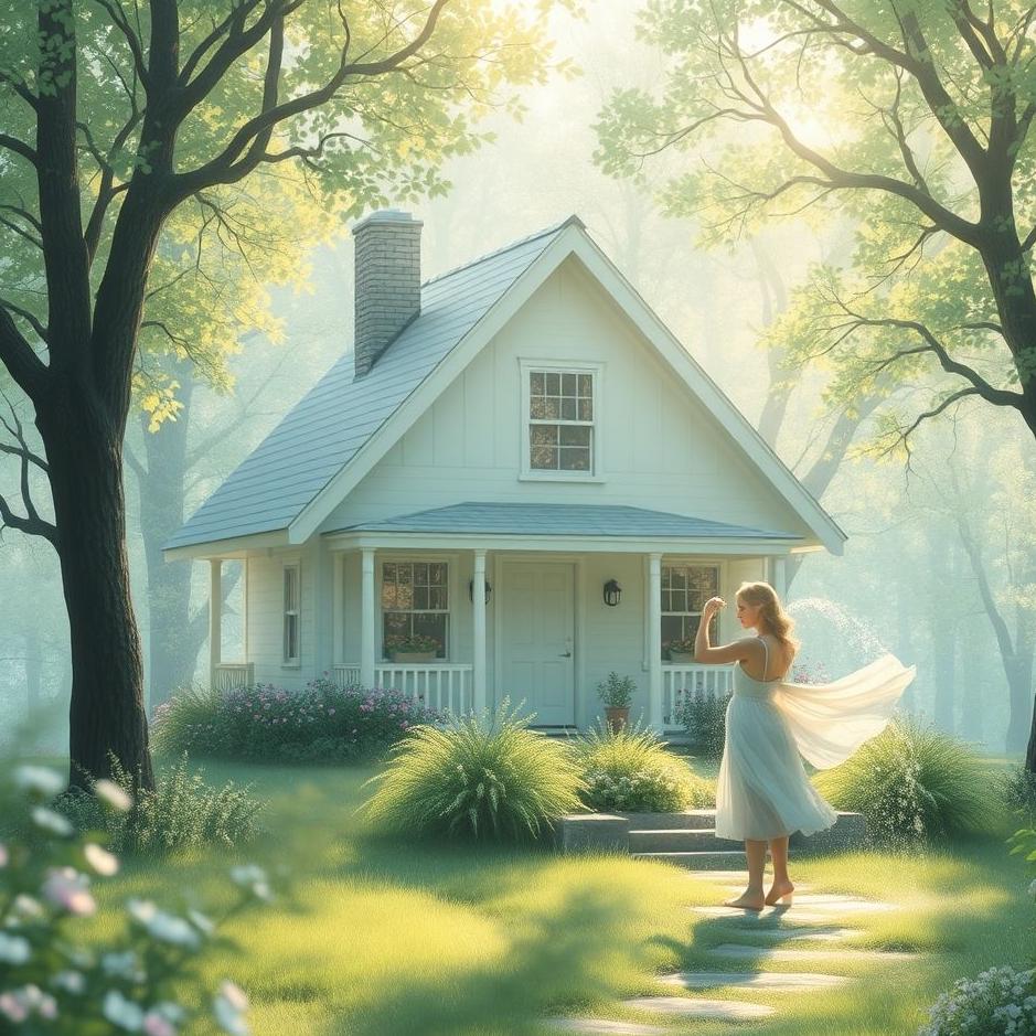 Dream : Washing the surroundings of the house in a dream