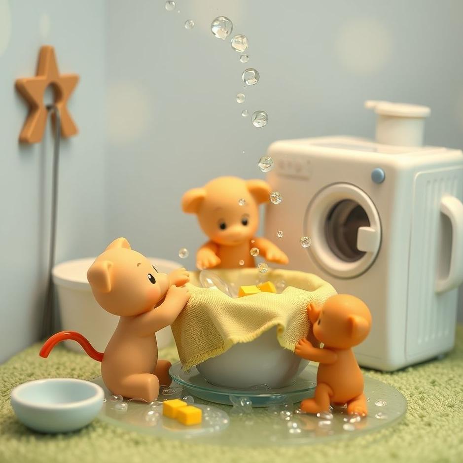 Dream : Washing toys in a dream