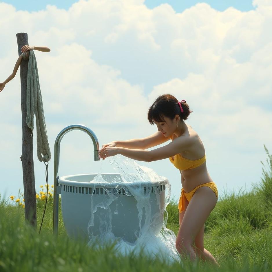 Dream : Washing while being a guest in a dream