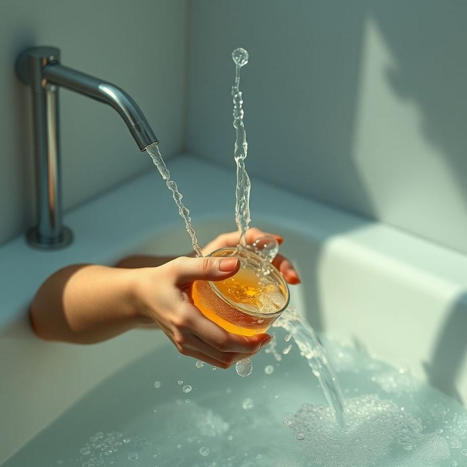 Dream : Washing with alcohol in a dream