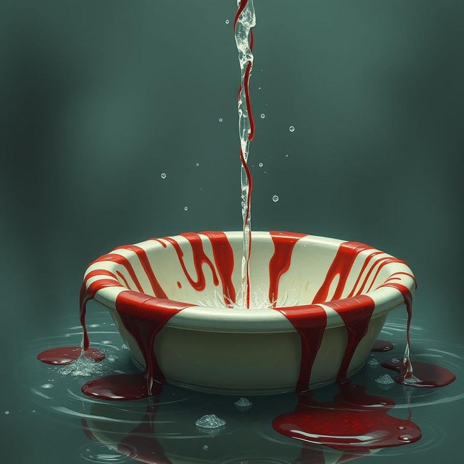 Dream : Washing with blood in a dream