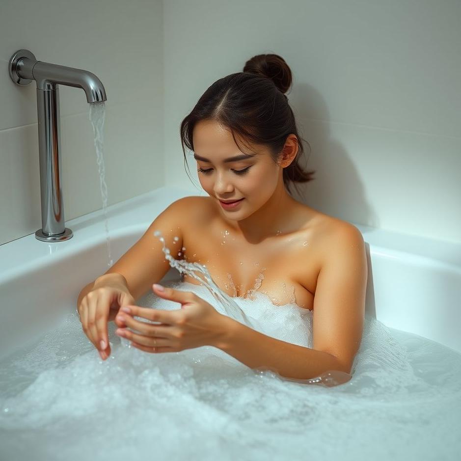 Dream : Washing with hot water in a bath in a dream