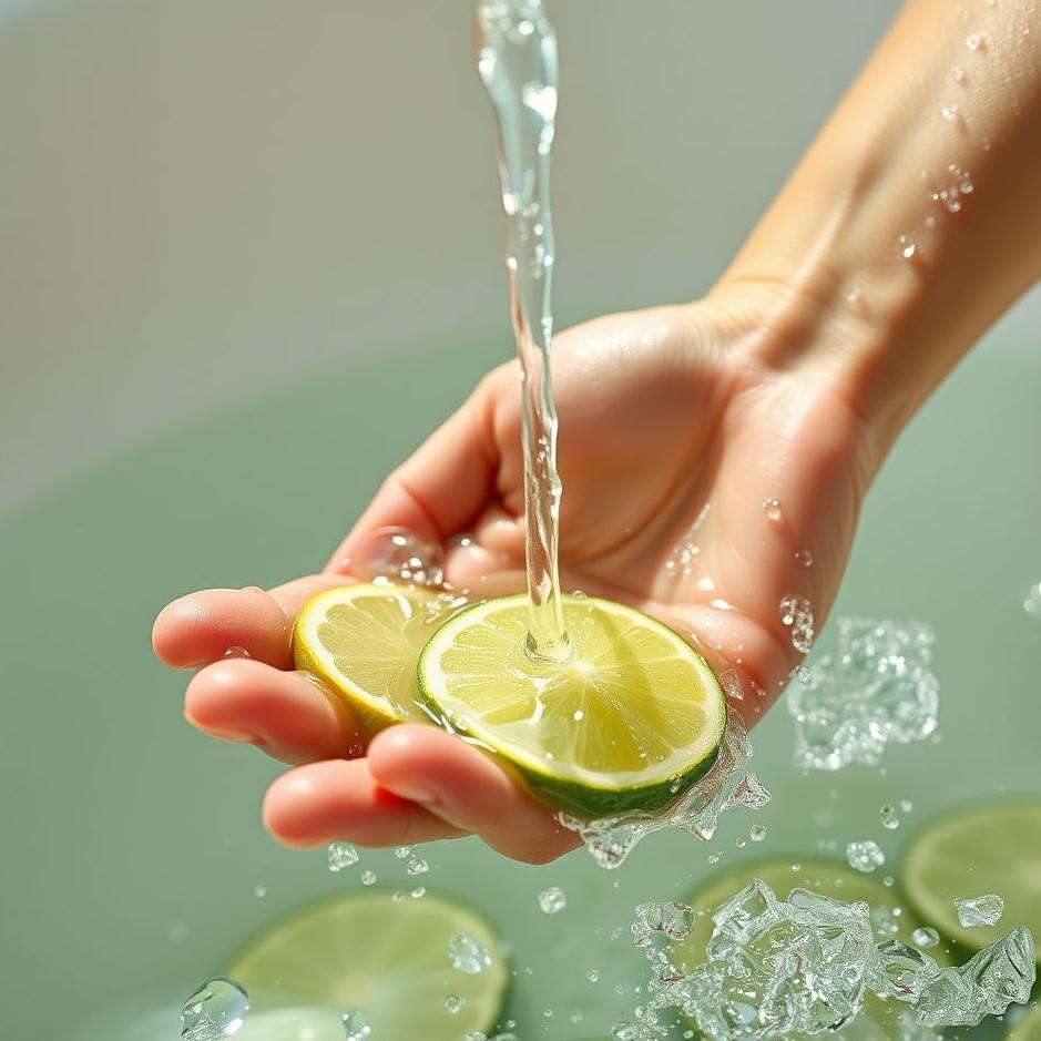 Dream : Washing with lime water in a dream