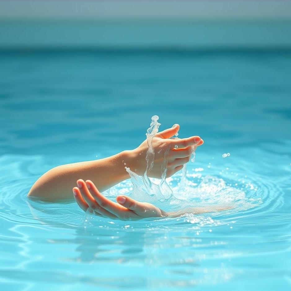 Dream : Washing with pool water in a dream