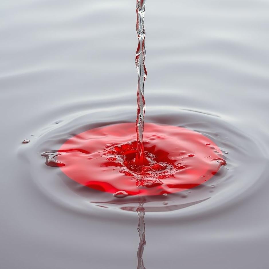 Dream : Washing with red water in a dream