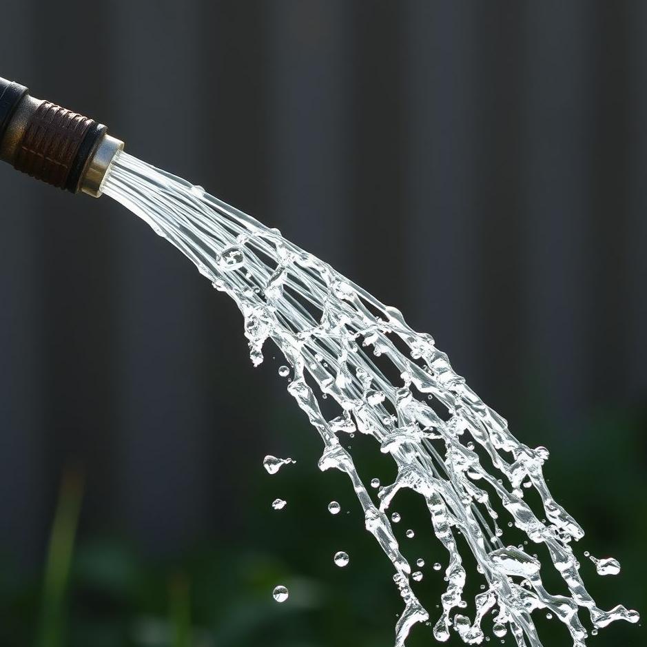 Dream Dictionary : Washing with water flowing from a hose in a dream