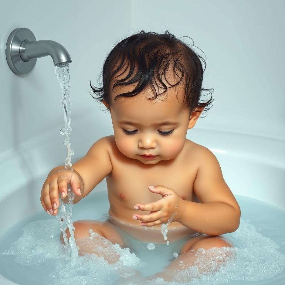 Dream : Washing your child in a dream