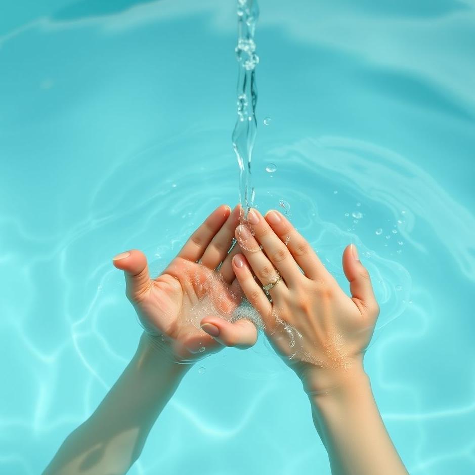Dream : Washing your hands in a pool in a dream