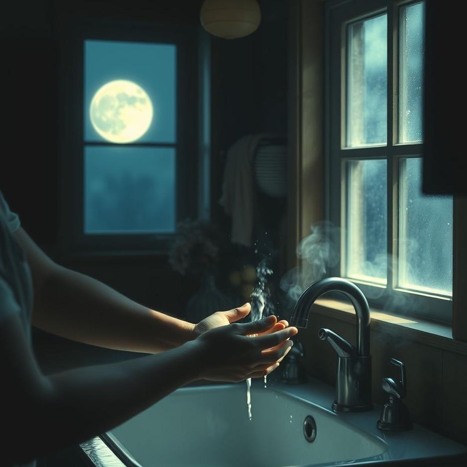 Dream : Washing your hands in the kitchen in a dream