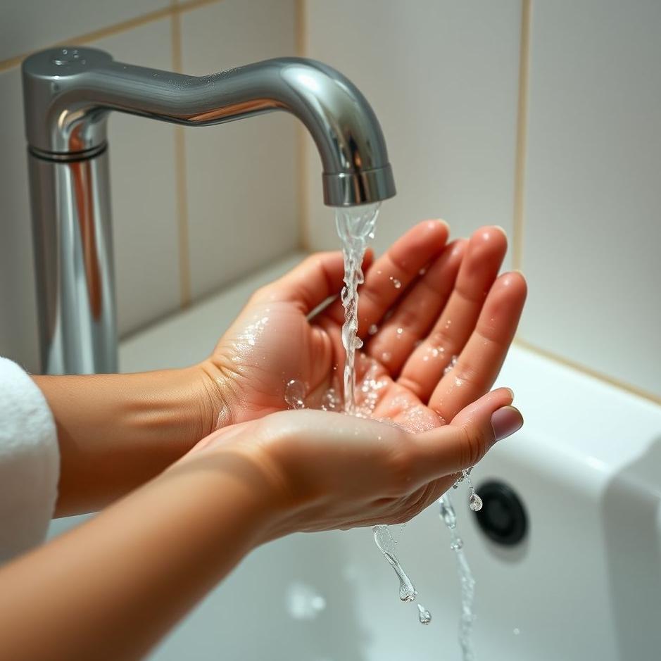 Dream : Washing your hands in the tap in a dream